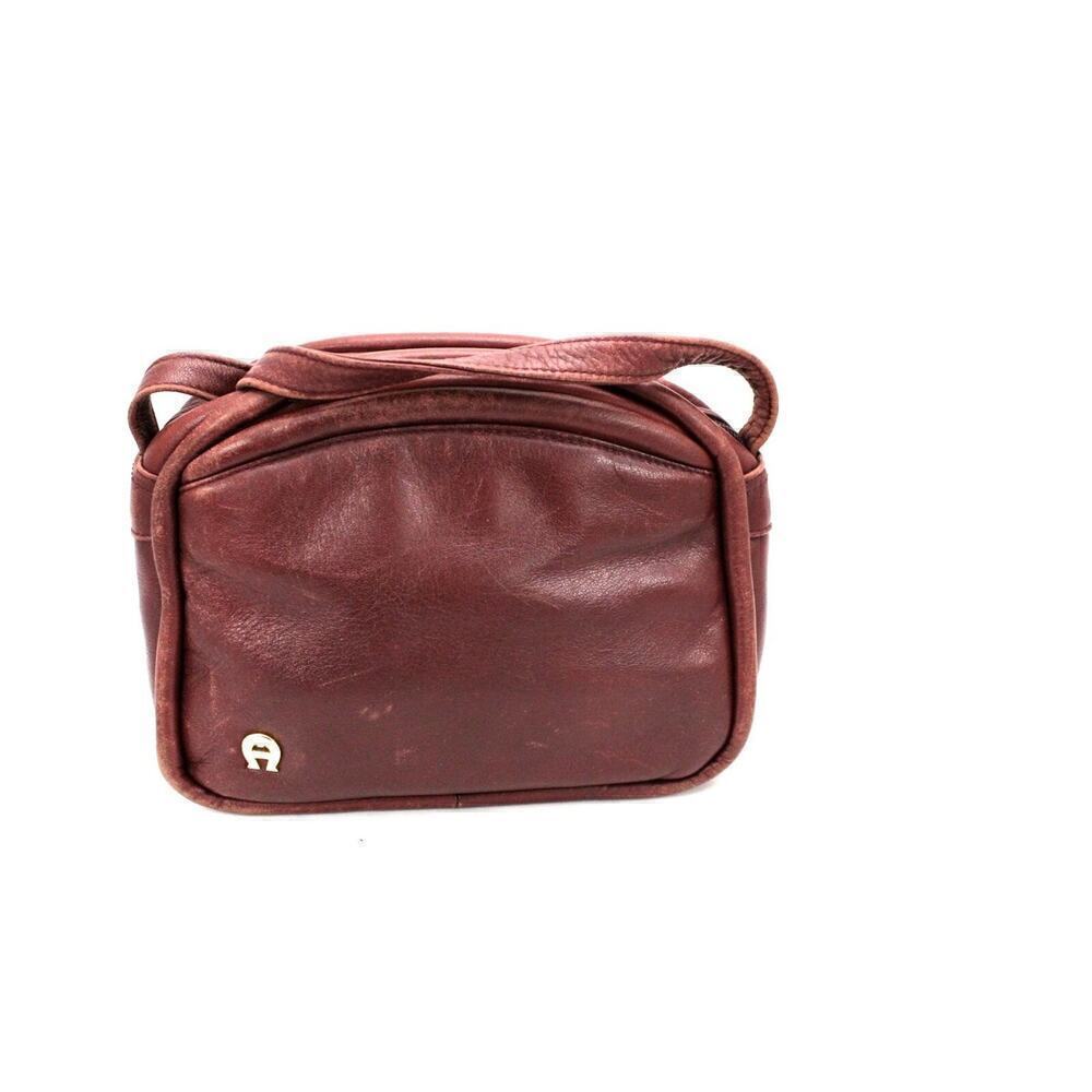 Vtg Etienne Aigner Small Cordovan Leather Shoulde… - image 2